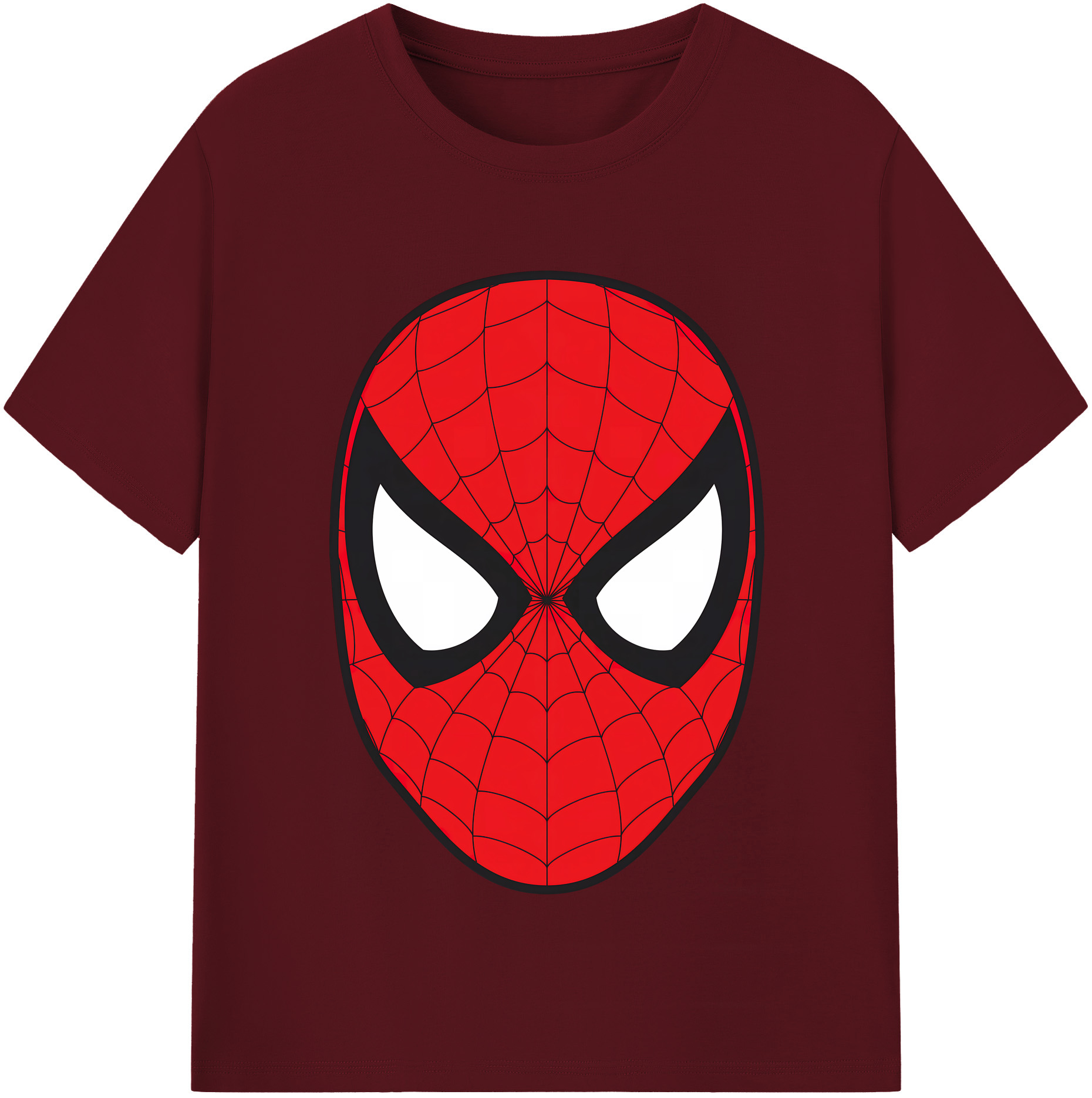 （画像用） Spider Man スパイダーマン 綿100％半袖Tシャツ（フロントプリント）
